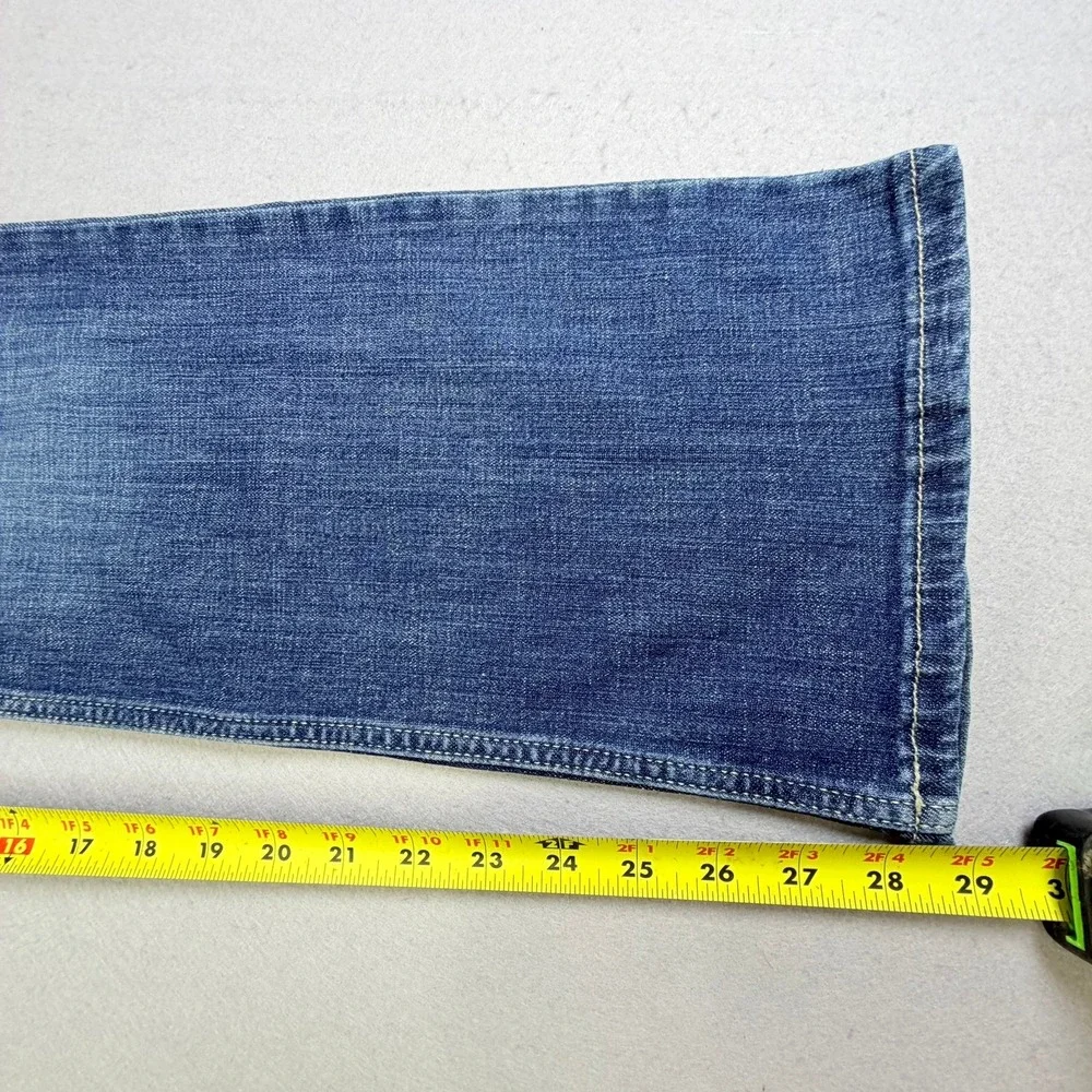 Wrangler Bootcut Jeans Womens 32x29 Blue Medium Wash Denim Mid Rise